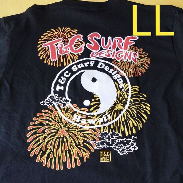 ▼1596 タウカン T&C 半袖Tシャツ LLサイズ 未使用新品 黒 タグ付 タウン&カントリー
