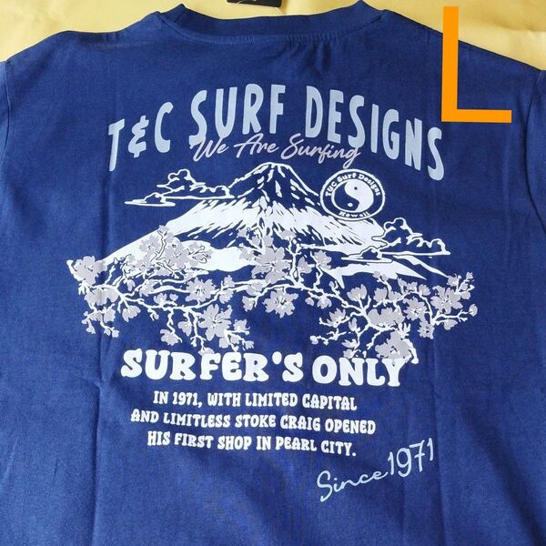 ▼1587 タウカン T&C 半袖Tシャツ Lサイズ 未使用新品 濃紺 タグ付 タウン&カントリー