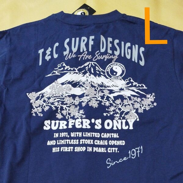 ▼1598 タウカン T&C 半袖Tシャツ Lサイズ 未使用新品 紺 タグ付 タウン&カントリー
