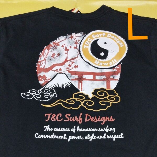 ▼1605 タウカン T&C 半袖Tシャツ Lサイズ 未使用新品 黒 タグ付 タウン&カントリー