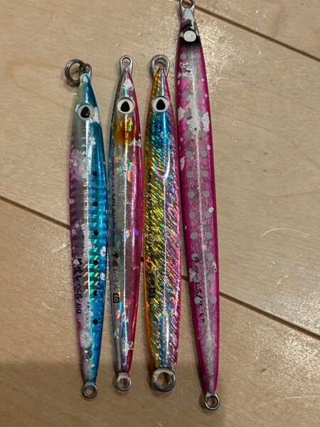 撃投ジグ 60g 3個 80g 1個