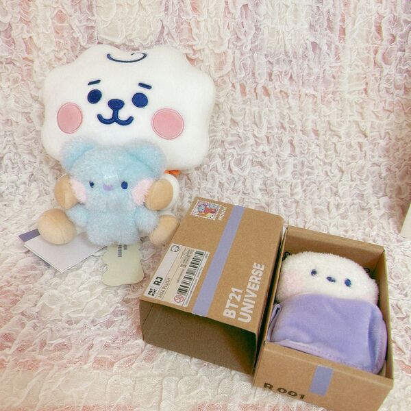 BT21 RJ minini マグネット ぬいぐるみ ジン BTS マイリトルバディ MINIPLUSH スタンディングドール