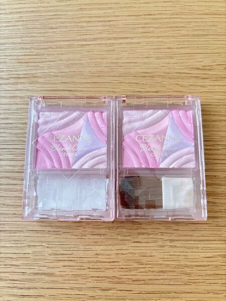 セザンヌ ブレンドカラーチーク 02 ムードピンク 2個セット