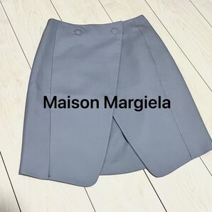 ■ イタリア製 MARTIN MARGIELA マルタンマルジェラ スカートグレーサイズ 36 レディース スナップボタン