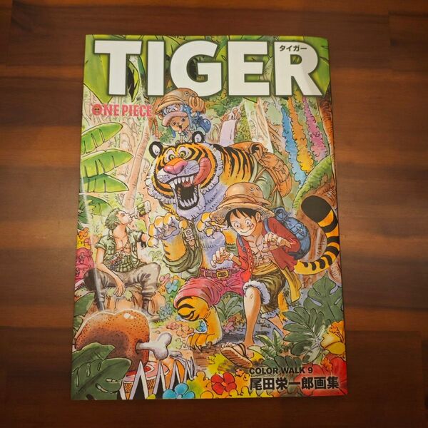ONEPIECE 尾田栄一郎 画集 イラスト集 COLORWALK 9 TIGER ワンピース