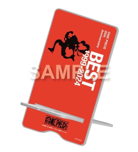 【新品】ワンピース 25周年ベスト スマホスタンド セブンネット限定 初回限定