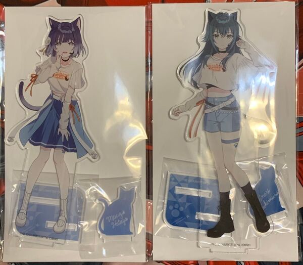 学園アイドルマスター まねきねこ 月村手毬 秦谷美鈴 アクリルスタンド セット