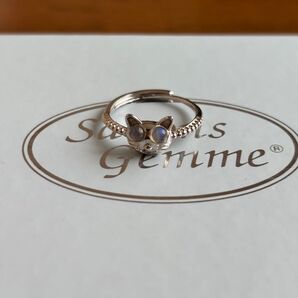 指輪レディース リングネコリングファッションアクセサリートレンドカラーシルバー