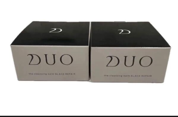 新品 2個 デュオ ザ クレンジングバーム ブラックリペア 90g DUO メイク落とし