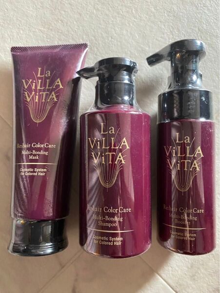 新品 ラ・ヴィラ・ヴィータ リヘアカラーケア LA villa vita シャンプー トリートメント ヘアマスク カラーケア
