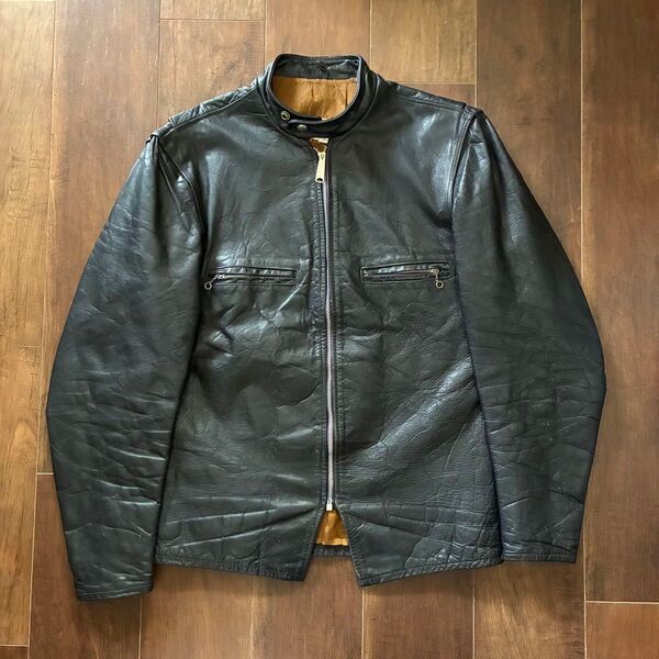 60s vintage BECK 666 シングルライダース 古着 レザージャケット