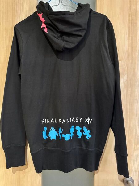 FINAL FANTASY XIV パーカー ff14 黒 Mサイズ スクエニ