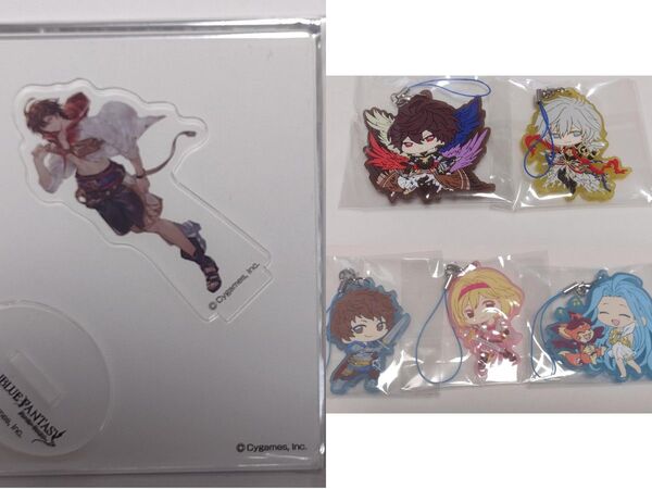 グランブルーファンタジー サンダルフォン ラバーストラップ 水着 アクリルスタンド グラブルフェス 限定 完売品 グラブル