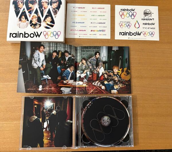 ジャニーズWEST『rainboW』 WEST. 初回盤B〈CD2枚組〉