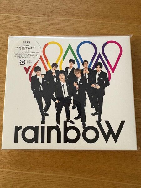 初回盤A〈CD+DVD〉 ジャニーズWEST『rainboW』 WEST.