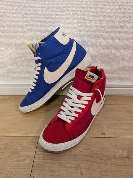 NIKE BLAZER HI VNTG ミスマッチ組み合わせ