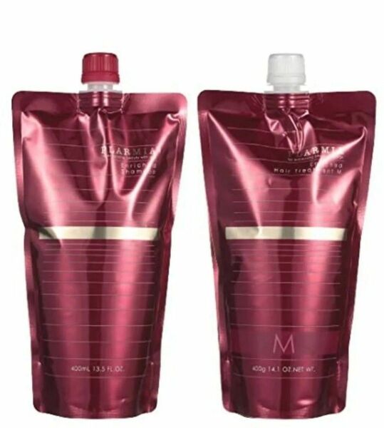 ミルボン プラーミア エンリッチド シャンプー&トリートメントM レフィルセット(400ml+400g)×1個