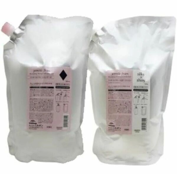 ミルボン ジェミールフラン シャンプー ダイヤ&シルキーシャイニートリートメントセット(2500ml+2500g)×1個