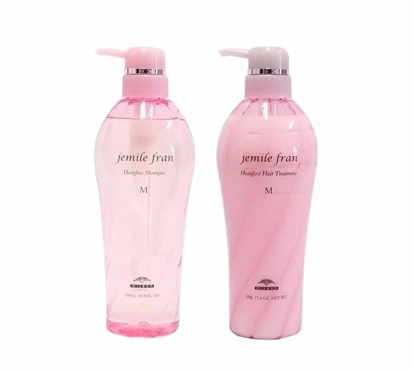 ミルボン ジェミールフラン ヒートグロス シャンプーM&トリートメントセット(500ml+500g)×1個