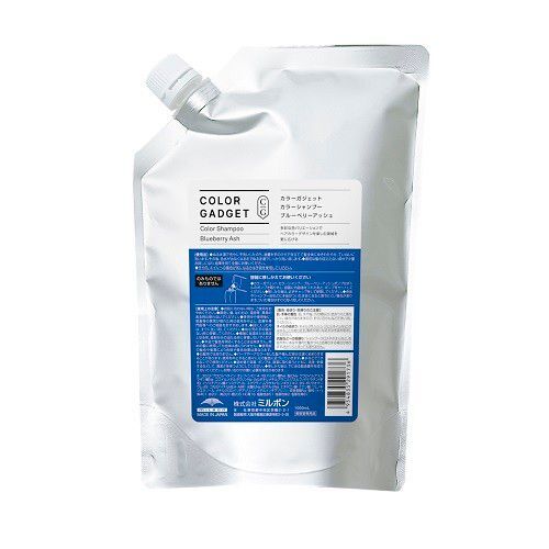 ミルボン カラーガジェット カラーシャンプー ブルーベリーアッシュ 1000ml (レフィル) (シャ...