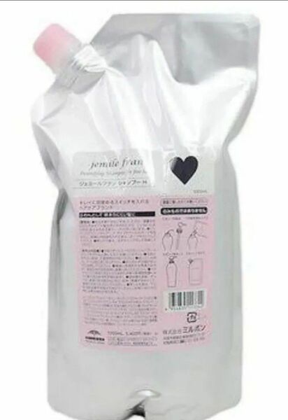 ミルボン ジェミールフラン シャンプー ハート レフィル 1000ml×1個