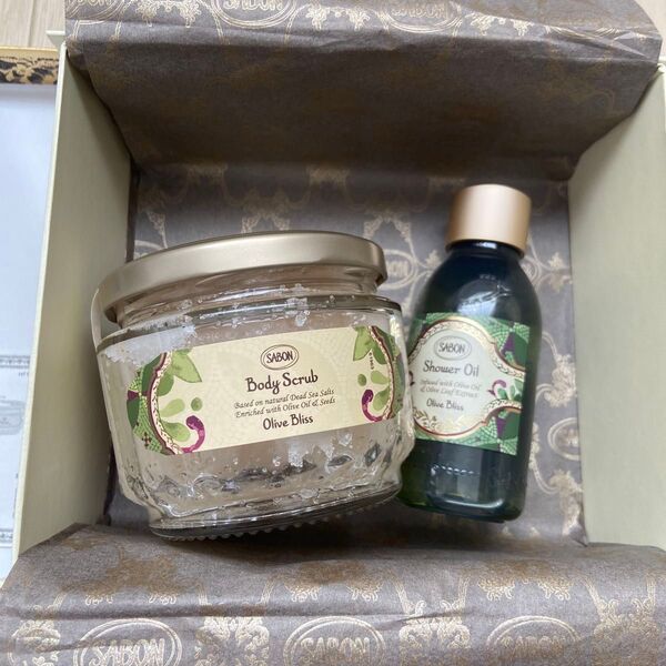 SABON オリーブ ボディスクラブ シャワーオイル