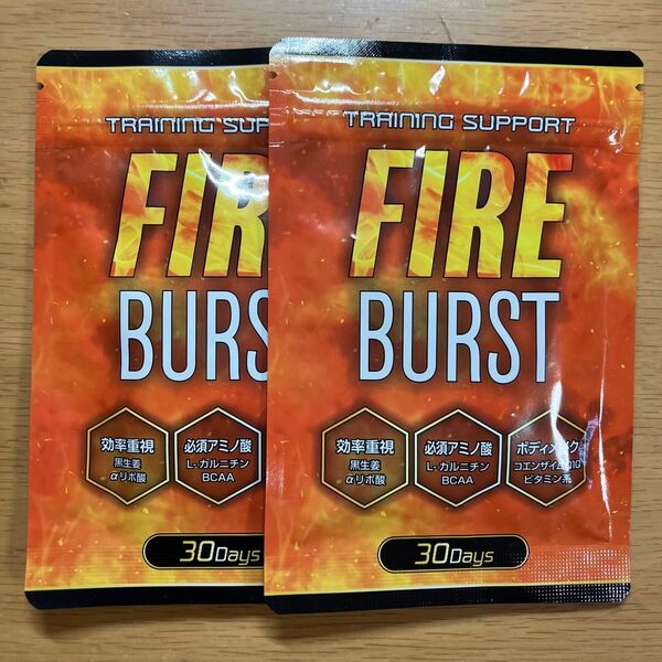 FIRE BURST 30粒×2 L-カルニチンフマル酸塩含有加工食品