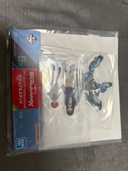 ガンダム 一番くじ ジークアクスB賞マチュ&ニャアン&ジークアクスビジュアルスタンド