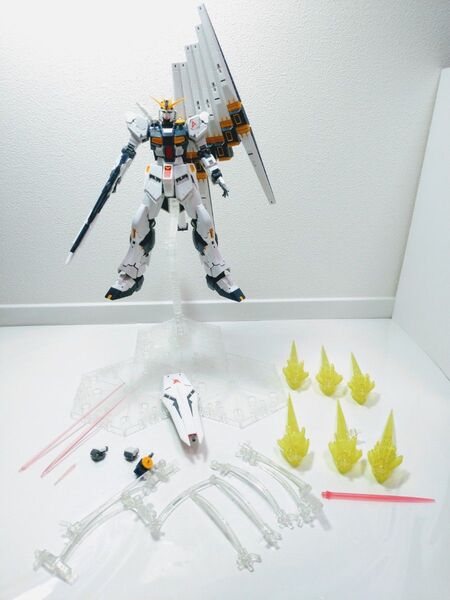 ★送料無料 完成品 RG νガンダム フィン・ファンネルエフェクトセット ガンプラ レア パーツ ミキシング 部品 武器 ジャンク