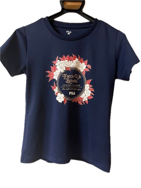フィラ テニス 半袖シャツ サイズL ネイビー Tシャツ