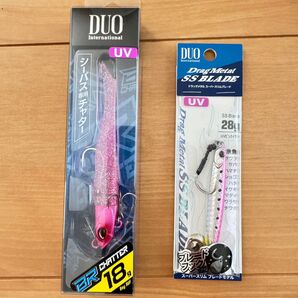 新品 未使用 DUO ビーチウォーカー BRチャーター18g / ドラッグメタルスーパースリムブレードモデル28g ルアー