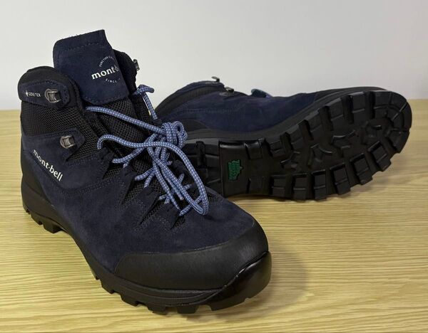 mont-bell モンベル マウンテンクルーザー600 レザー Women's ネイビー 25.5cm GORE-TEX 美品