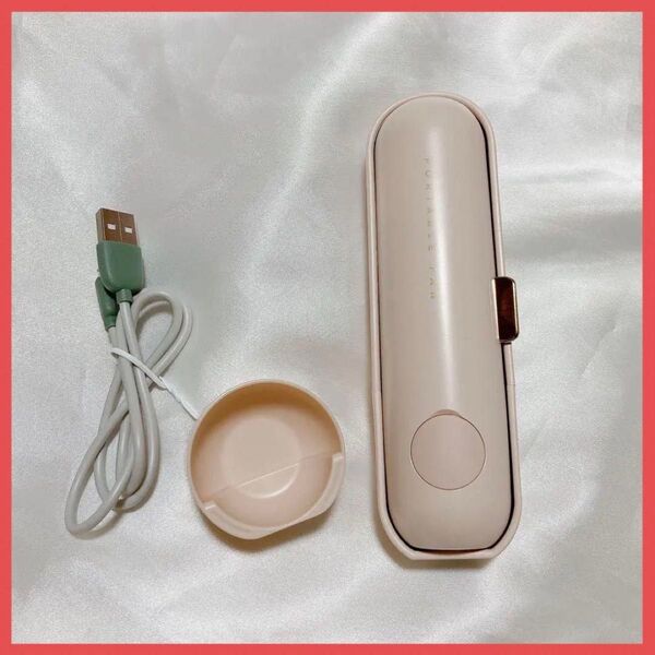 ハンディファン 扇風機 ポータブルミニUSB 冷却 ファン ミニ扇風機 ピンク