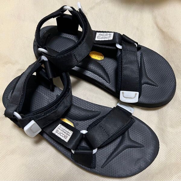 SUICOKE スポーツサンダル ブラック サイズ24 vibram 箱無し