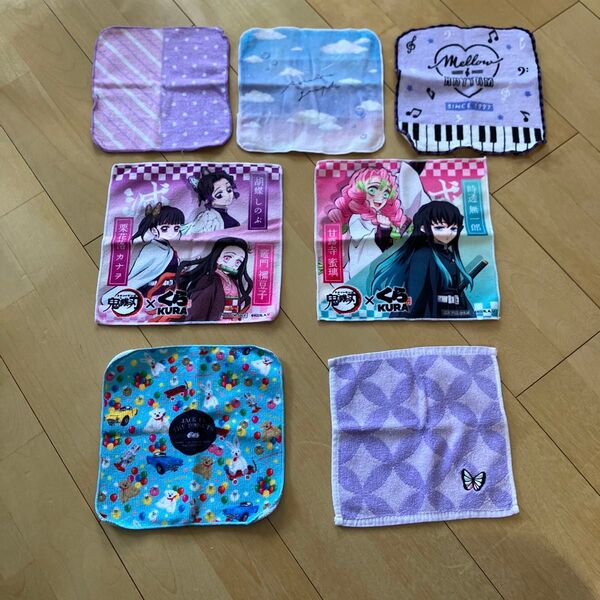 ミニタオル ハンカチ 計7枚