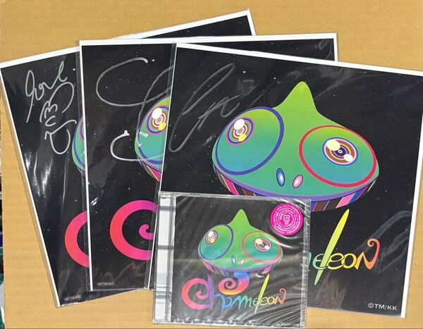 Chameleon 直筆サイン入りメガジャケ付き SEKAI NO OWARI セカオワ Amazon限定
