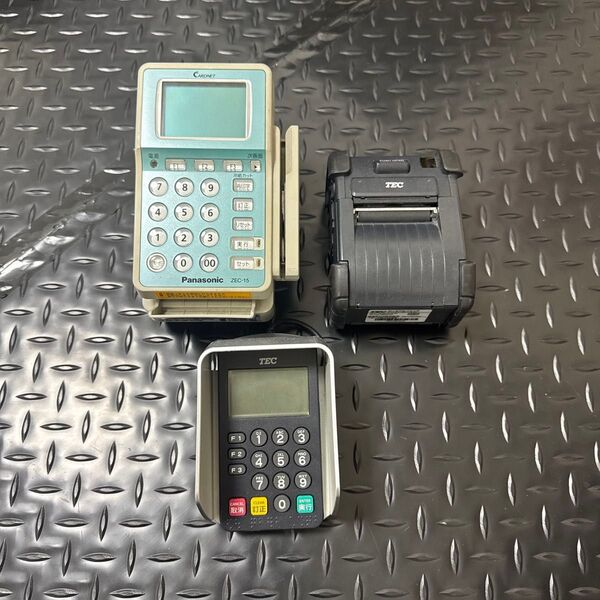 TEC 東芝テックPanasonic 決済端末 ラベルプリンタ レジ周り機器 ピンパッド ジャンク品