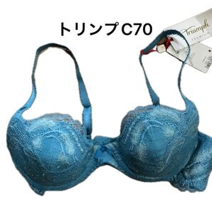 C70 新品未使用 トリンプ プレミアムゴールドレーベル レースブラ ブラジャー 定価8580円