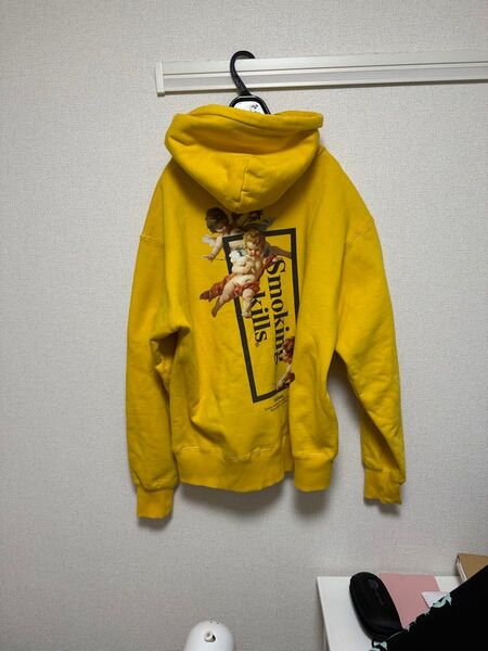 値下げ交渉可!!!FR2smoking kills天使パーカーXLレア品