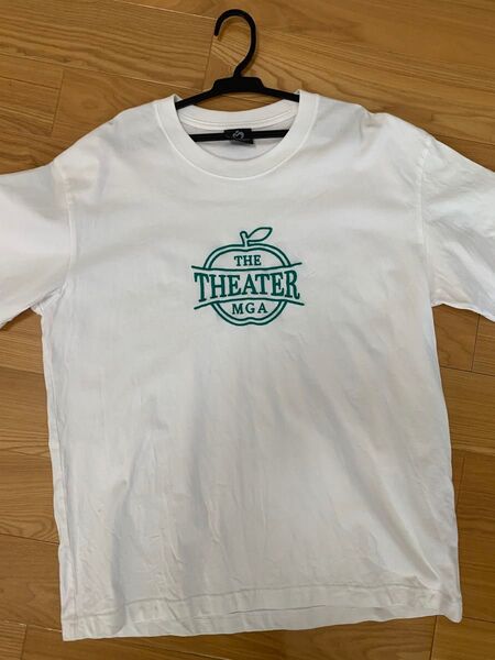 GUミセスコラボ THE THEATER MGA Tシャツ ホワイトM