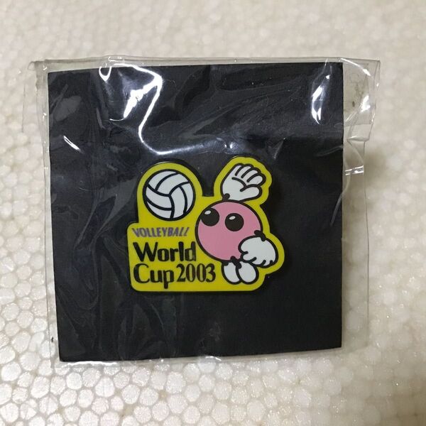 バボちゃん ピンバッジ 2003年 バレーボール ワールドカップ大会記念 未使用