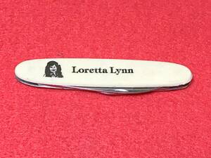 ★Loretta Lynn（女性カントリー シンガー）のポケット・ナイフ★キャンプ・アウトドア