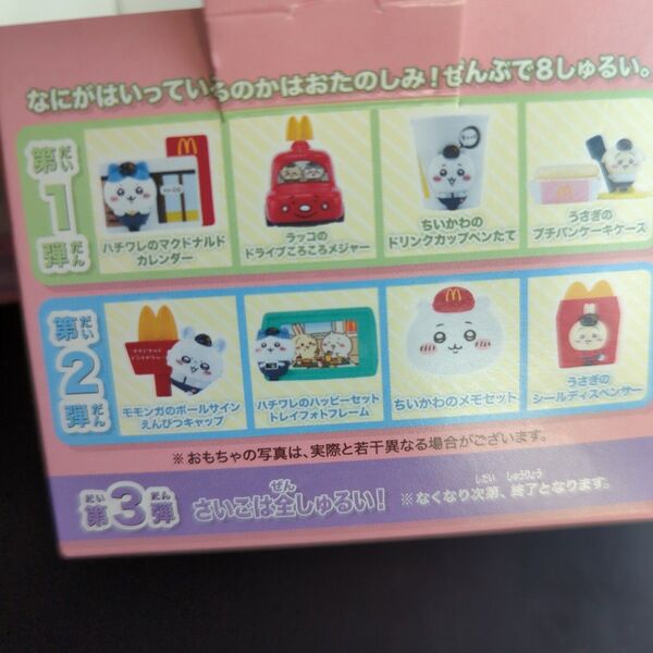 マクドナルド ちいかわ ハッピーセット おもちゃ