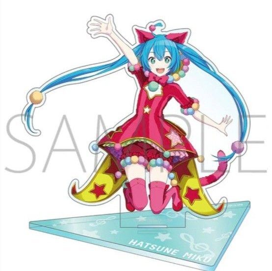 初音ミク アクリルスタンド+ステッカー2枚プロセカ