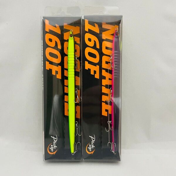 ピックアップ ノガレ160F NOGARE 2個セット ライムチャートブラック チャートヘッドブラック