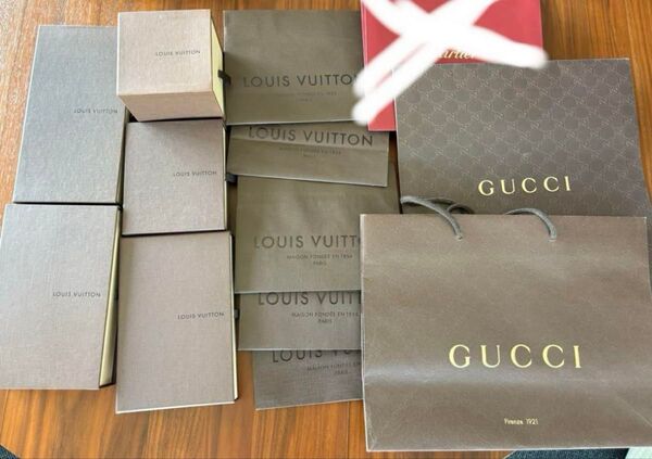 ルイヴィトン ギフトボックス&紙袋セット GUCCI グッチ
