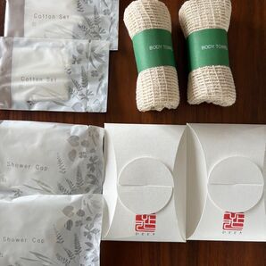 ◎新品未開封◎ POLAひとときフェイスケア4点 シャワーキャップ コットン ボディタオル