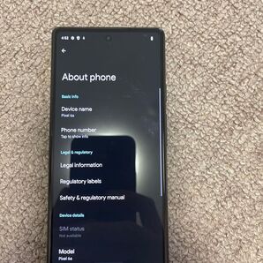 Google pixel 6a SIMフリー