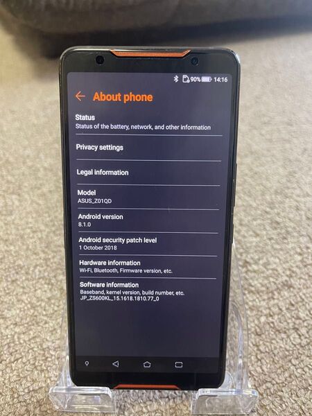 Asus Rogphone 3 Z01QD SIMフリー スマホ