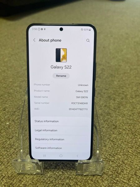 Galaxy S22 SM-S901N ブラック SIMフリー